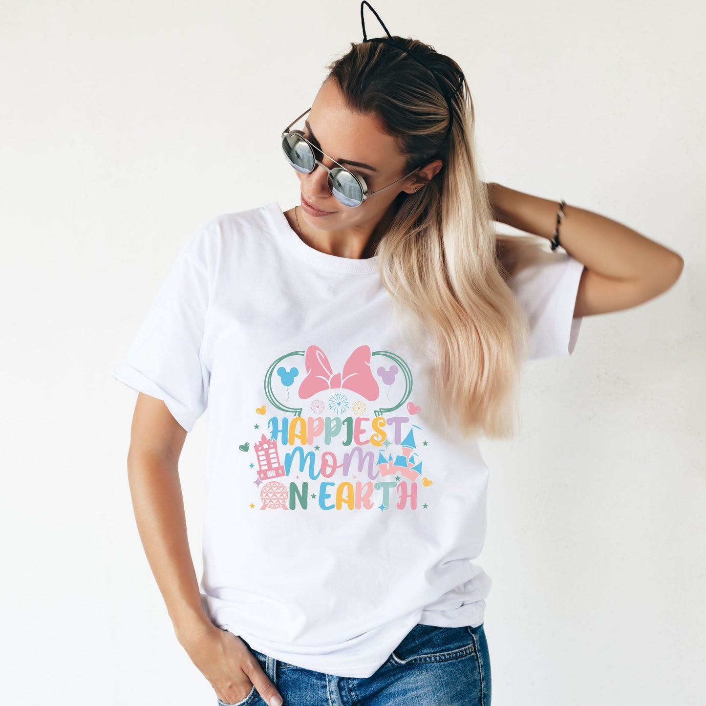 Trendy  Tees- Happiest Mom on Earth- Mickey Inspired