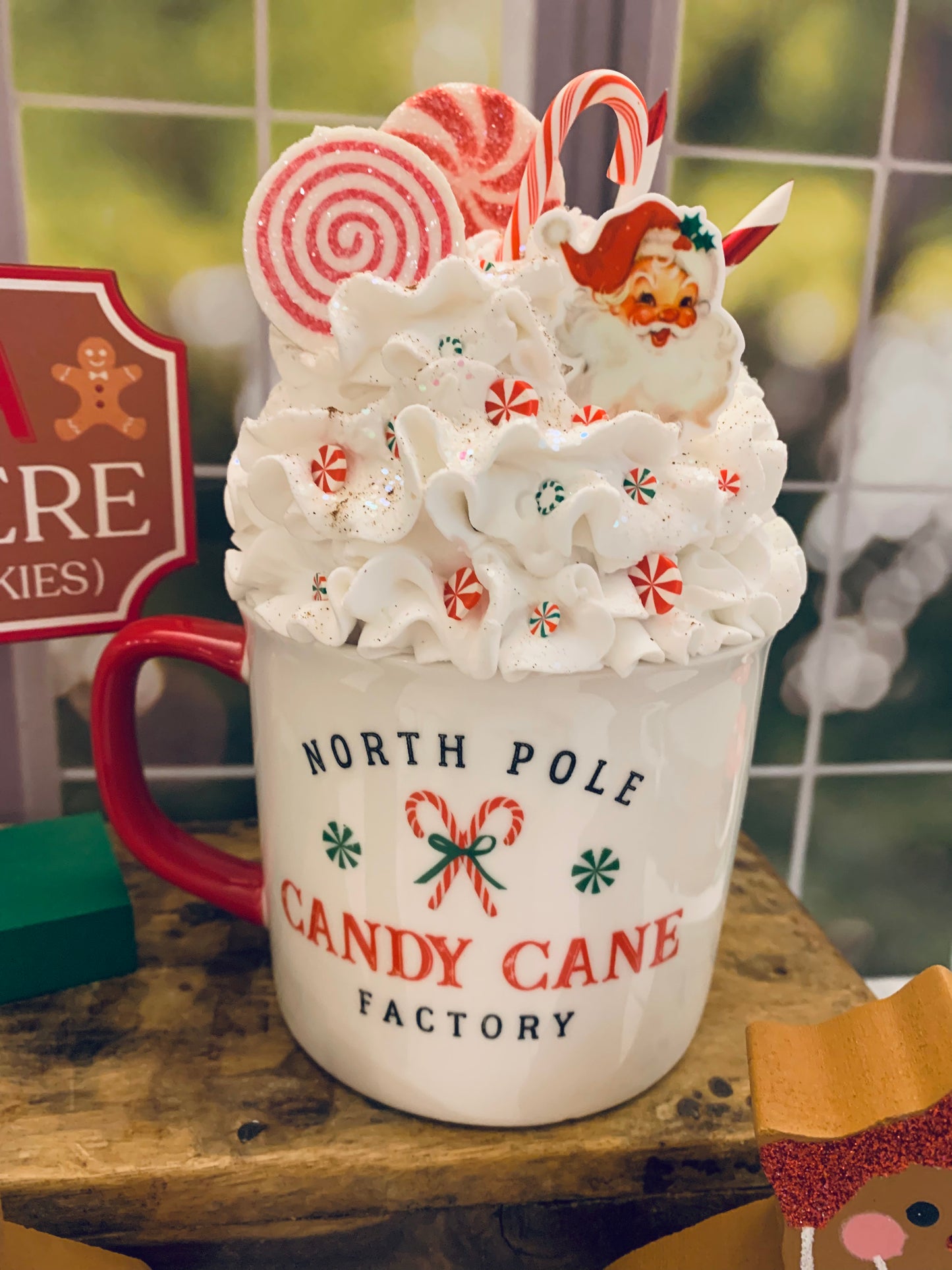 Christmas Candy Cane Mug