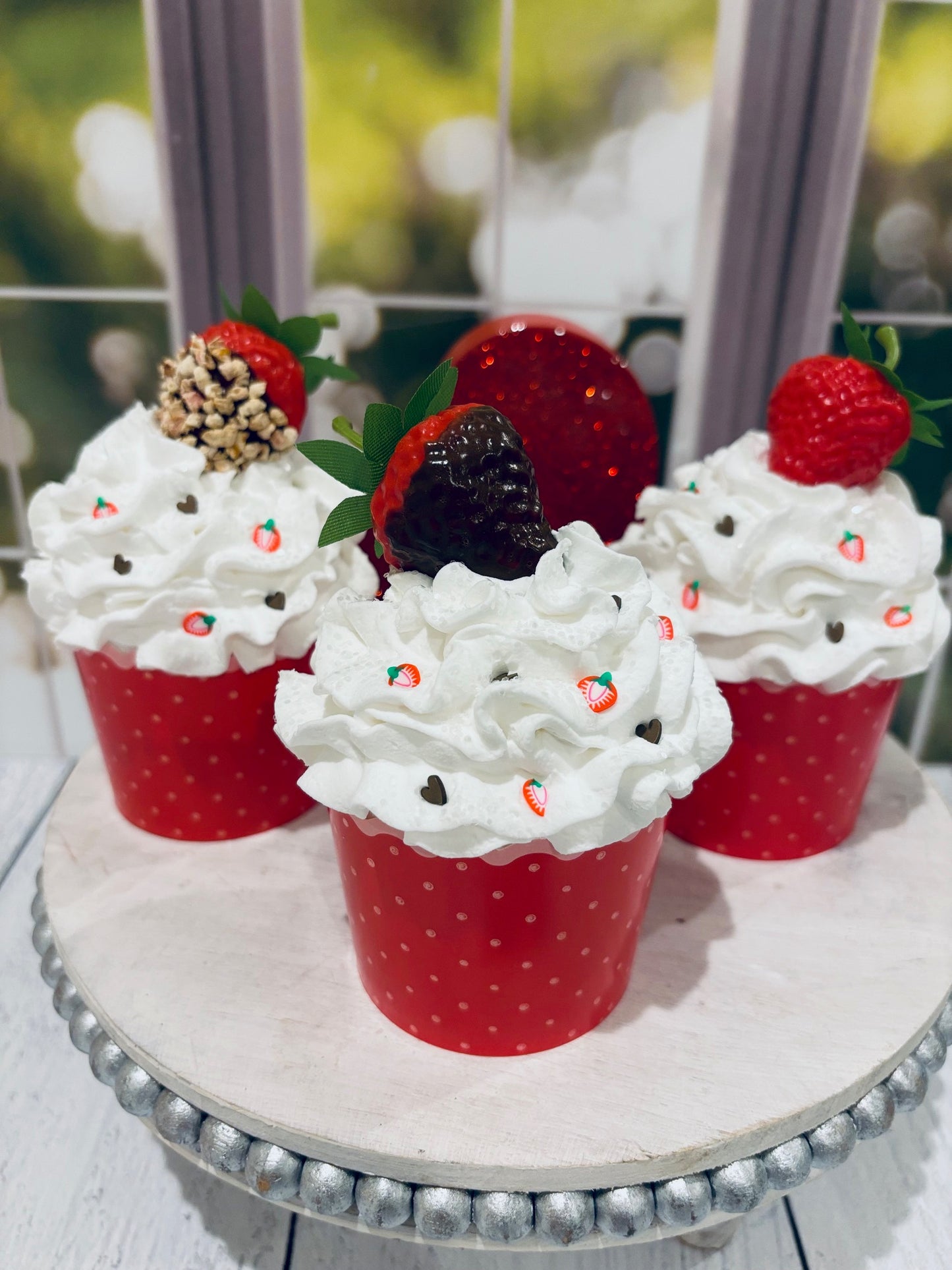 Strawberry Shortcake Faux Cupcakes