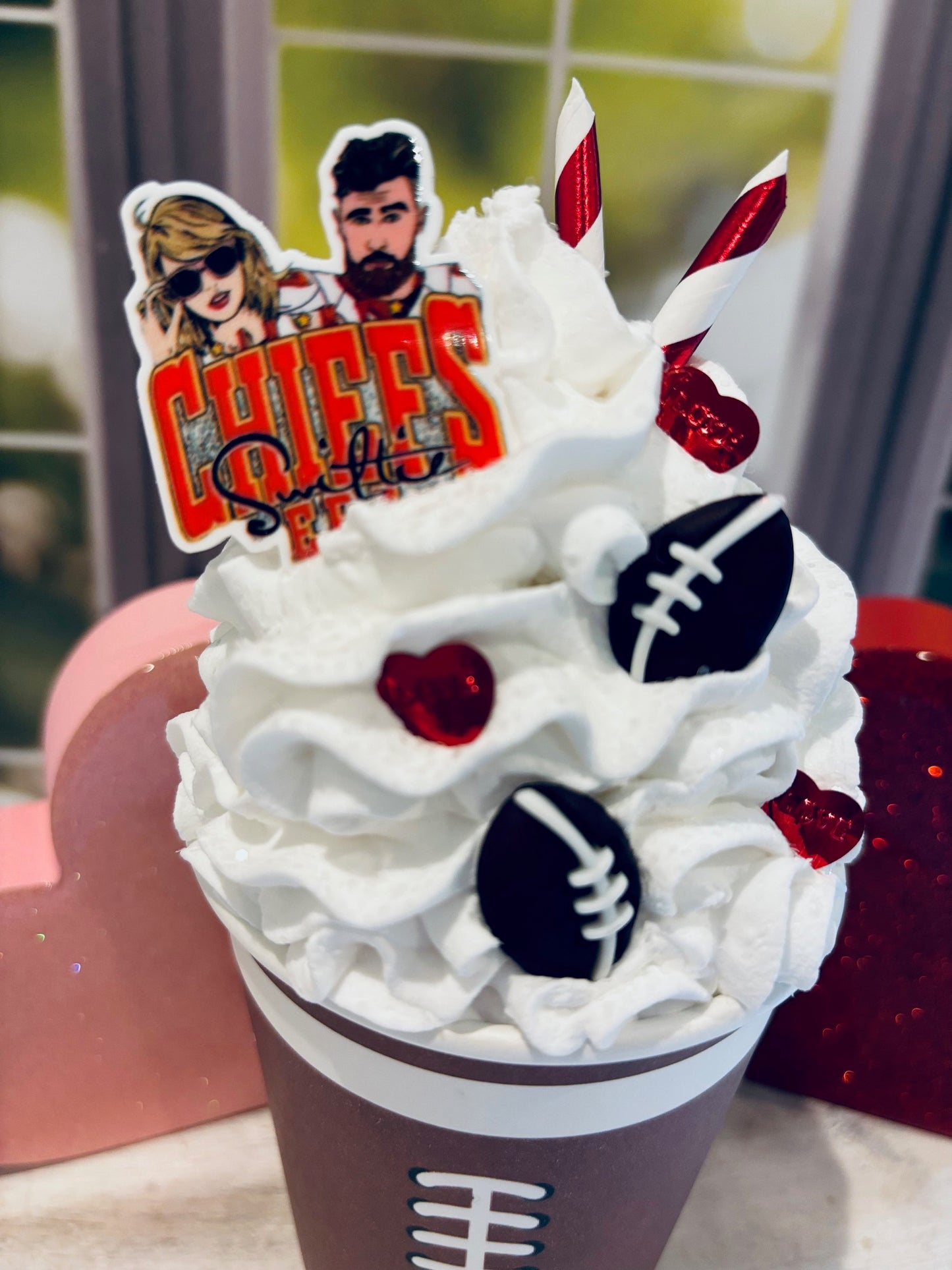 Taylor Swift Travis Kelce Faux Cup