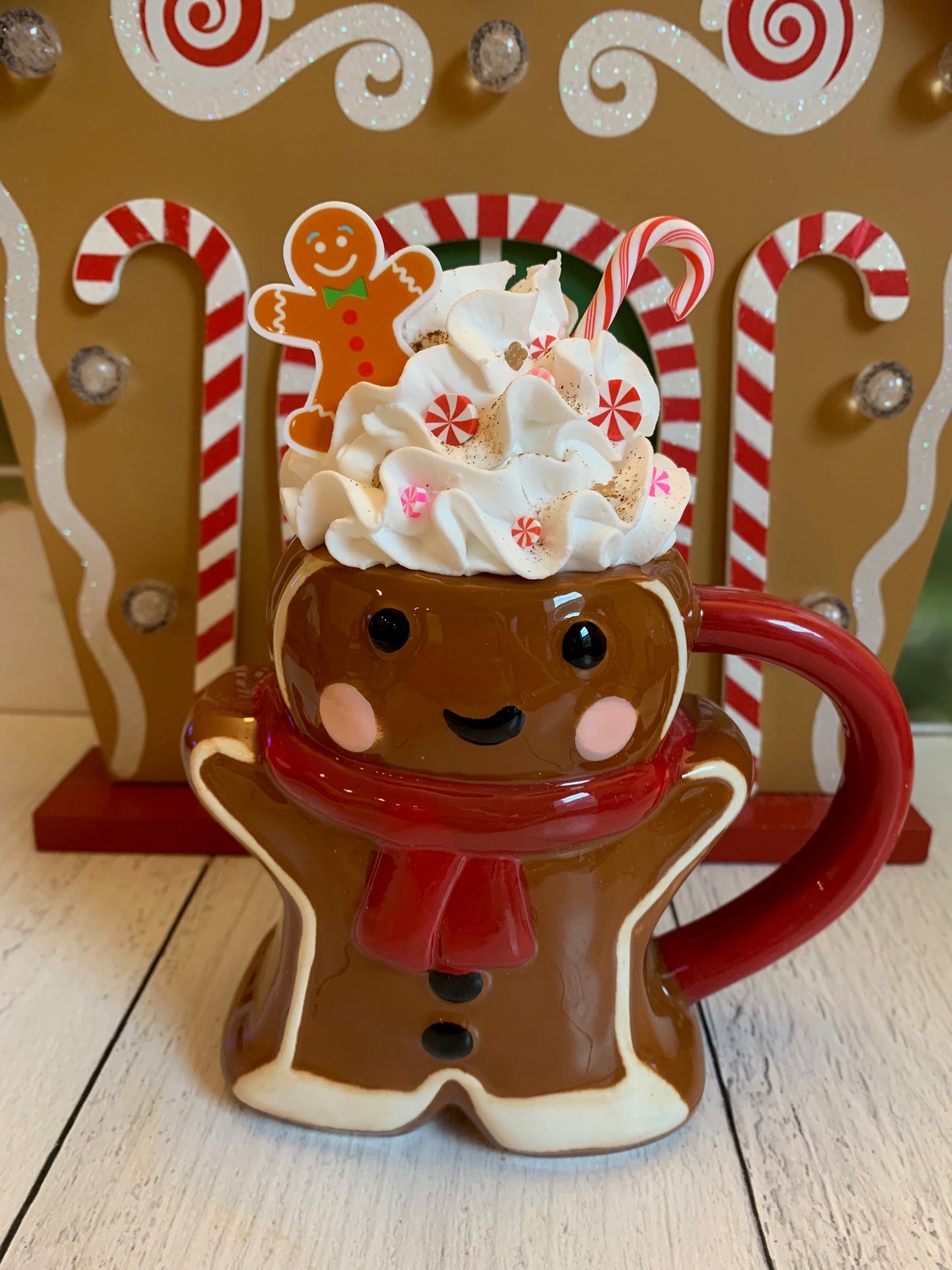 GingerBread Mug with Faux Icing