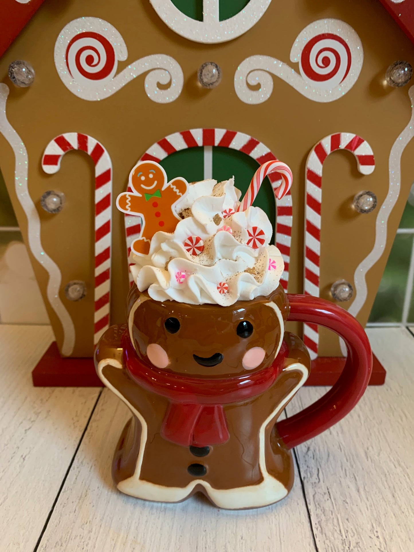 GingerBread Mug with Faux Icing