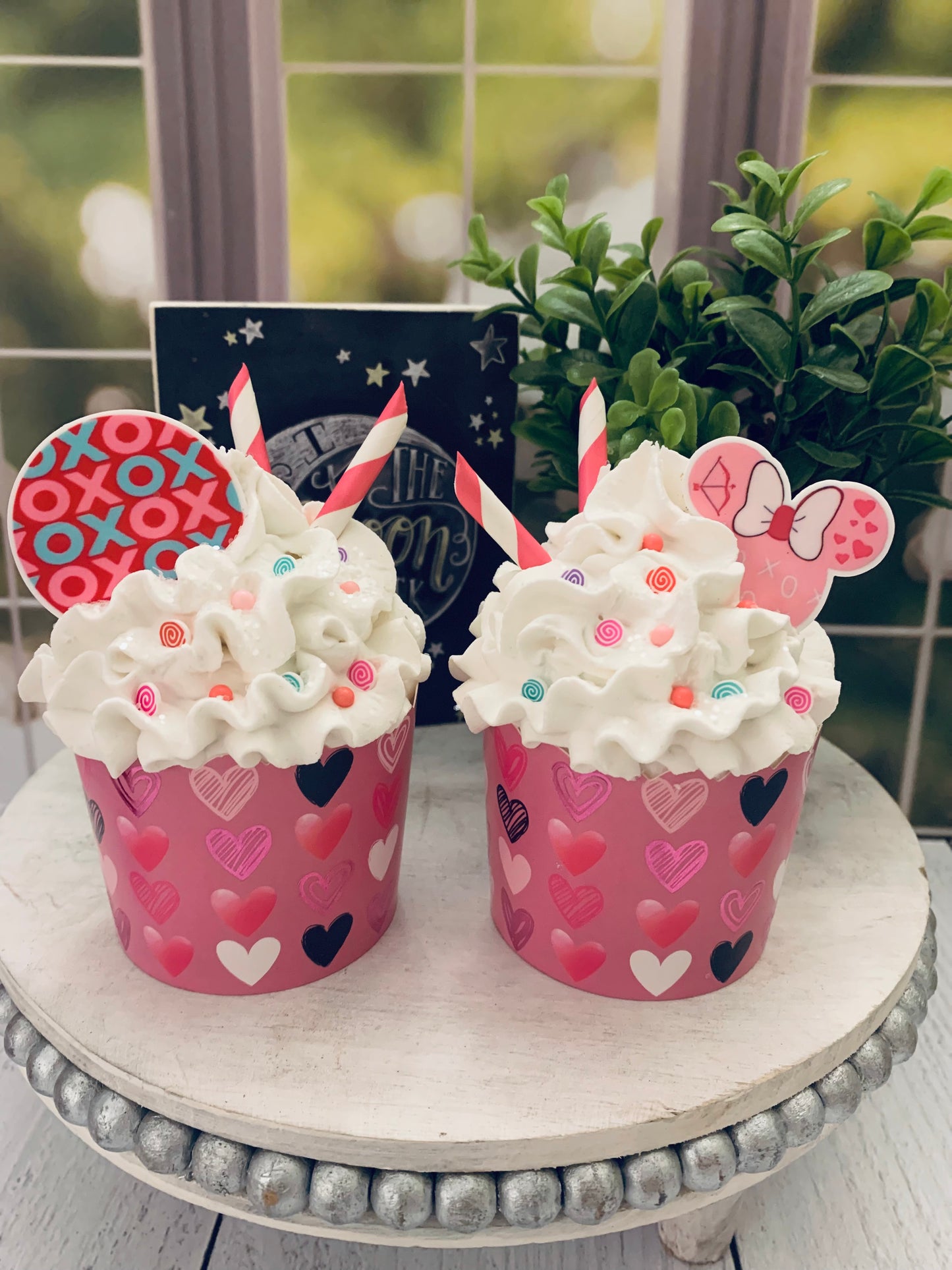 Valentine's Day Faux Cupcakes