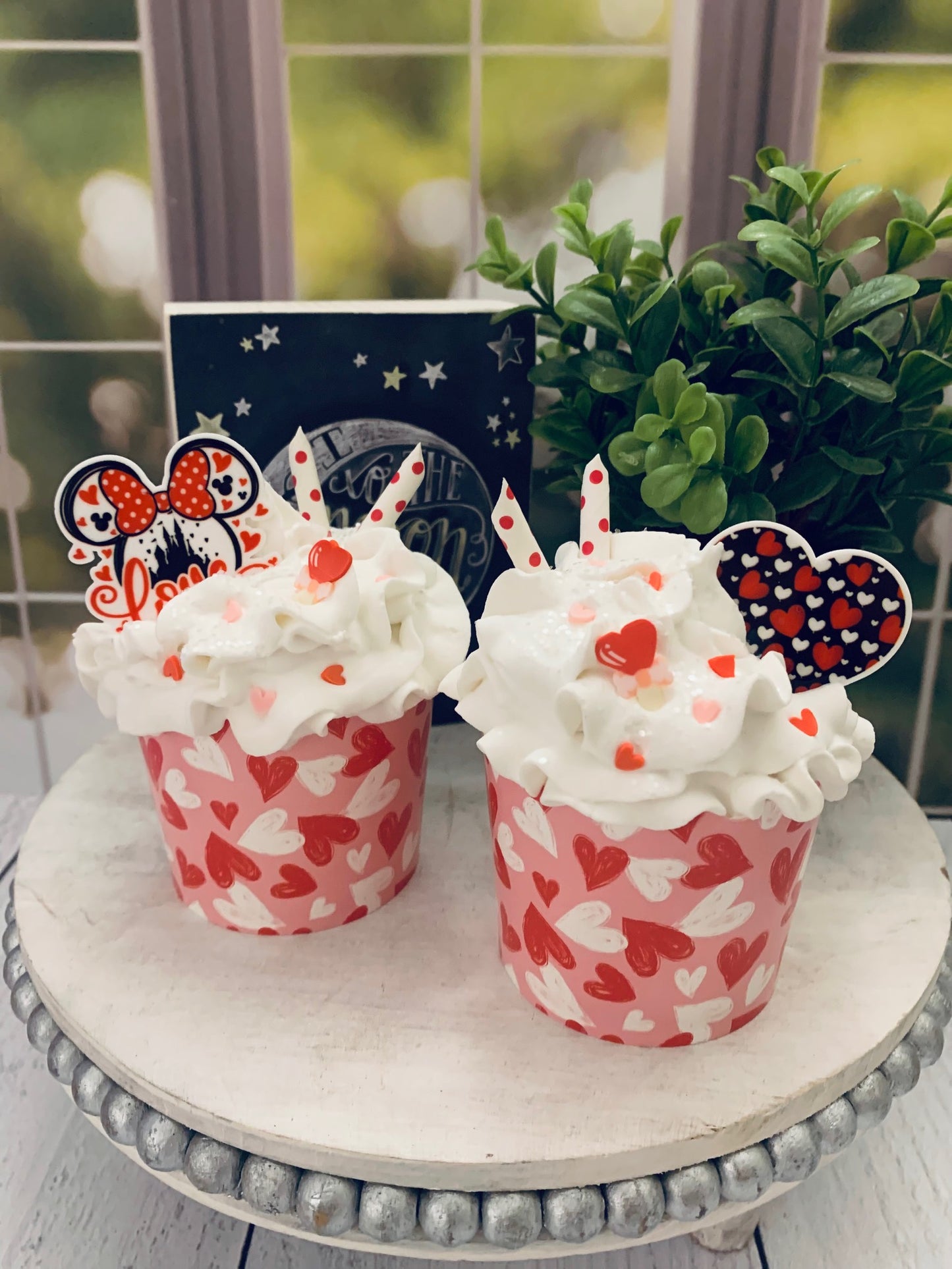 Valentine's Day Faux Cupcake Set