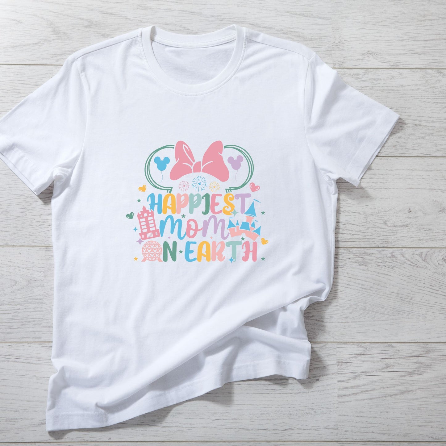 Trendy  Tees- Happiest Mom on Earth- Mickey Inspired